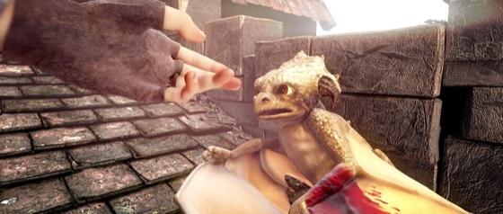 Still from the open movie “Sintel”, Blender Foundation